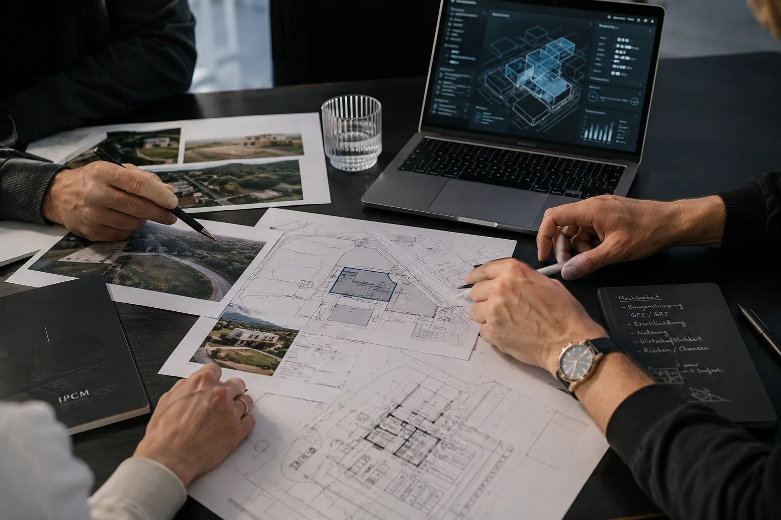 Projektentwicklung — IP Construction Management AG, von der Idee zur realisierbaren Vision